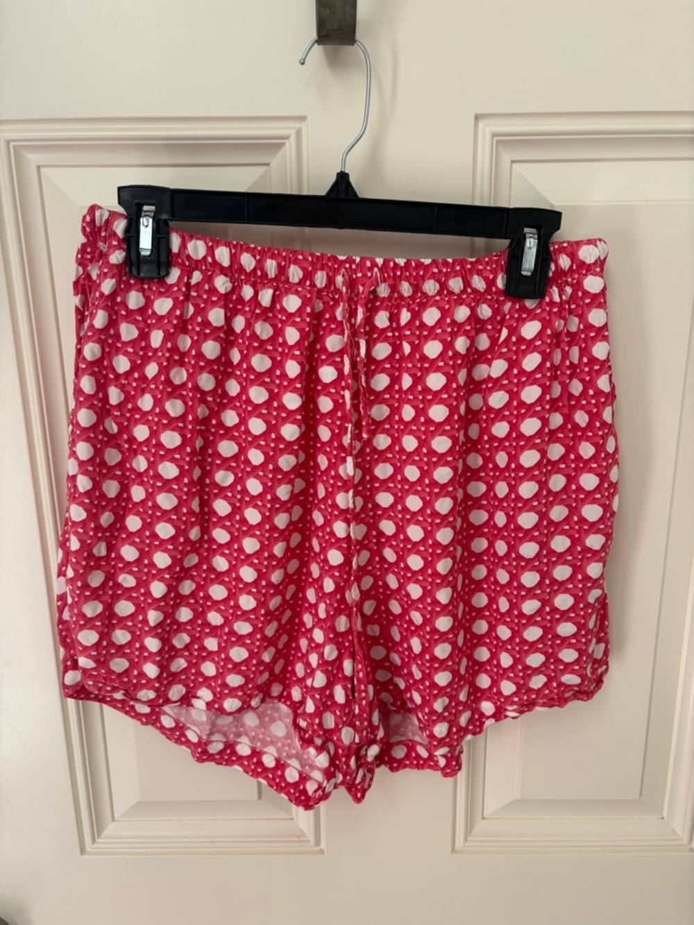 Piyama Rattan Raspberry Pink Pajama Shorts Size Large